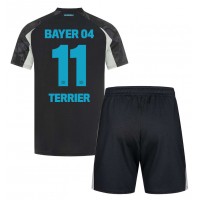 Maglia Calcio Bayer Leverkusen Martin Terrier #11 Terza Divisa Bambino 2024-25 Manica Corta (+ pantaloncini)